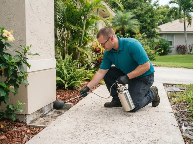 American Cockroach Exterior Perimeter Defense in Miami, FL